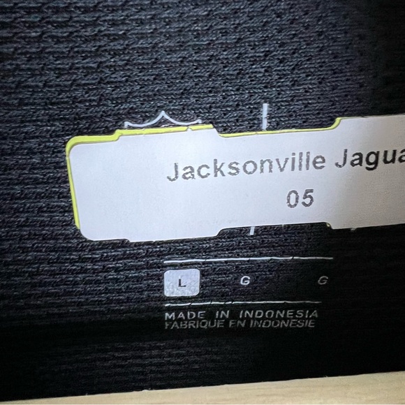 Jacksonville Jaguars Team Issued Player Used On Field Cut Sleeve Windbreaker L - Picture 4 of 9